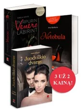 3 už 2 kainą! Intriguojantys lietuvių autorių meilės romanai: Juodvilkio dvaras (naujiena!) + Netobula + Purpuriniai Veneros labirintai
