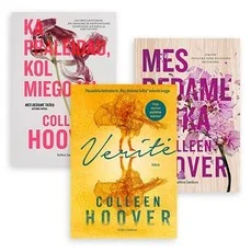 Colleen Hoover 3 knygų rinkinys: Ką praleidau, kol miegojai + Mes dedame tašką + Veritė