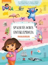 DORA: DIDŽIOJI SMALSUTĖS DOROS ENCIKLOPEDIJA - vaikai galės tyrinėti ir pažinti pasaulį, o svarbiausia - išmokti pirmųjų ir labai naudingų anglų kalbos žodžių. Didelio formato gausiai iliustruota knyga kietais viršeliais - ideali DOVANA bet kokia proga!