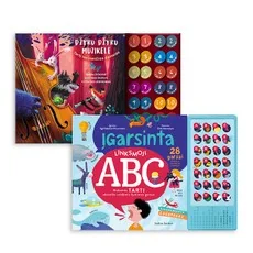 Dviejų garsinių knygelių rinkinys: Džyru džyru muzikėlė + Įgarsinta linksmoji ABC