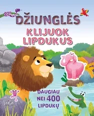 Džiunglės. Klijuok lipdukus. Daugiau nei 400 lipdukų