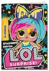 L.O.L. Suprise! Spalvinimo knyga su lipdukais