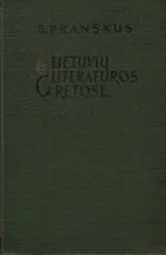 Lietuvių literatūros gretose — senos-retos-knygos