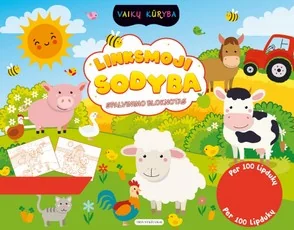 Linksmoji sodyba. Spalvinimo bloknotas