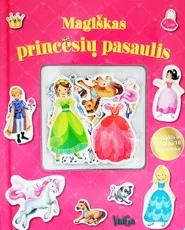 Magiškas princesių pasaulis: mokykis ir žaisk su 16 magnetukų