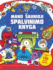 Mano šaunioji spalvinimo knyga — knygeles-su-lipdukais