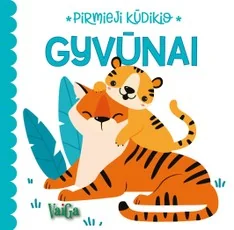 Pirmieji kūdikio gyvūnai — knygeles-kietais-lapais