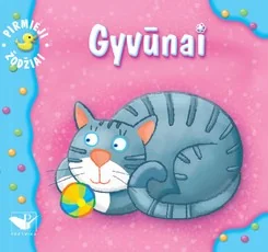 Pirmieji žodžiai. Gyvūnai. 1-2 metų vaikams (išlankstoma)