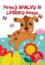 Pirmoji spalvų ir lipdukų knyga. Šuniukas