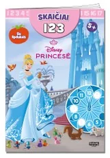 Princesės. Užduotėlės su lipdukais 123