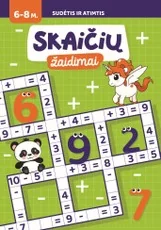 Skaičių žaidimai. Užduočių knygelė