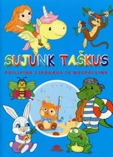 Sujunk taškus, nuspalvink, prilipink lipdukus