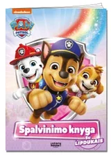 Šunyčiai patruliai. Spalvinimas su lipdukais