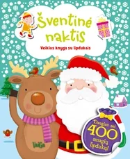 Šventinė naktis. Veiklos knyga su lipdukais