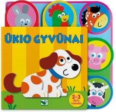 Ūkio gyvūnai. 2-3 metų vaikams
