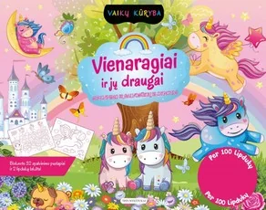 Vienaragiai ir jų draugai. Spalvinimo ir galvosūkių bloknotas